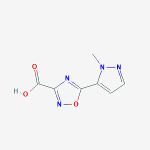 5-(1-methyl-1H-pyrazol-5-yl)-1,2,4-oxadiazole-3-carboxylic acid