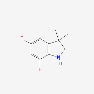 5,7-Difluoro-3,3-dimethyl-2,3-dihydro-1H-indole