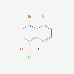 4,5-Dibromonaphthalene-1-sulfonyl chloride