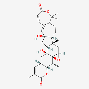 molecular formula C30H38O7 B15240896 KadlongilactoneF 