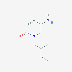 5-Amino-4-methyl-1-(2-methylbutyl)-1,2-dihydropyridin-2-one