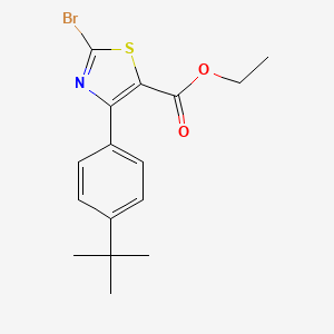 Ethyl 2-bromo-4-(4-(tert-butyl)phenyl)thiazole-5-carboxylate