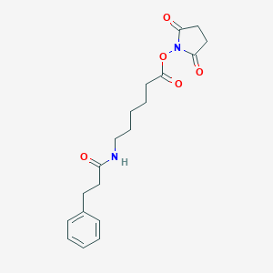 B015241 (2,5-Dioxopyrrolidin-1-yl) 6-(3-phenylpropanoylamino)hexanoate CAS No. 334616-48-7