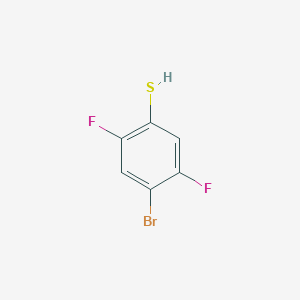 molecular formula C6H3BrF2S B1524101 4-Bromo-2,5-difluorobenzenethiol CAS No. 1208075-22-2