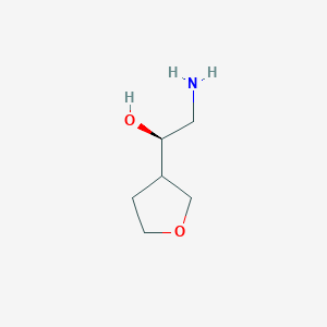 (1R)-2-Amino-1-(oxolan-3-yl)ethan-1-ol