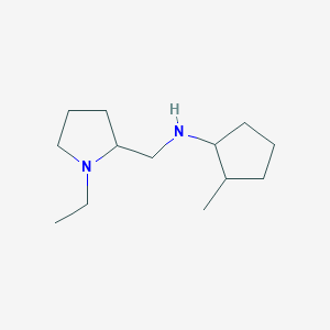 N-[(1-ethylpyrrolidin-2-yl)methyl]-2-methylcyclopentan-1-amine