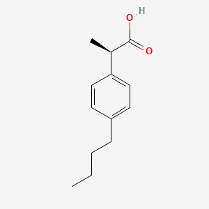 molecular formula C13H18O2 B1524103 (R)-2-(4-丁基苯基)-丙酸 CAS No. 1263078-21-2
