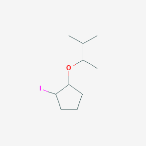 1-Iodo-2-[(3-methylbutan-2-yl)oxy]cyclopentane