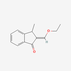 2-(Ethoxymethylidene)-3-methyl-2,3-dihydro-1H-inden-1-one