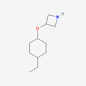 molecular formula C11H21NO B15241128 3-[(4-Ethylcyclohexyl)oxy]azetidine 