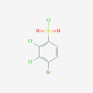 molecular formula C6H2BrCl3O2S B1524114 4-溴-2,3-二氯苯磺酰氯 CAS No. 1208076-85-0