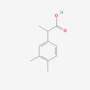 molecular formula C11H14O2 B15241146 2-(3,4-Dimethylphenyl)propanoic acid 