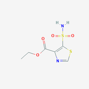 Ethyl 5-sulfamoyl-1,3-thiazole-4-carboxylate