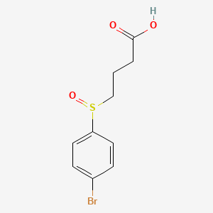 molecular formula C10H11BrO3S B1524118 4-(4-溴苯磺酰基)丁酸 CAS No. 1248054-79-6