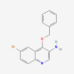 4-(Benzyloxy)-6-bromoquinolin-3-amine