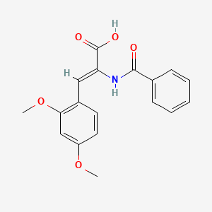 (Z)-2-Benzamido-3-(2,4-dimethoxyphenyl)acrylic acid