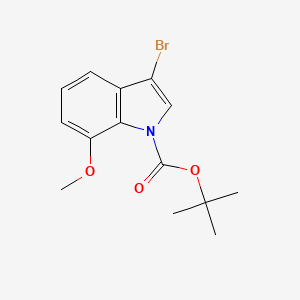 tert-Butyl 3-bromo-7-methoxy-1H-indole-1-carboxylate