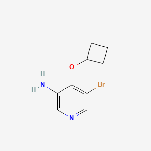 5-Bromo-4-cyclobutoxypyridin-3-amine