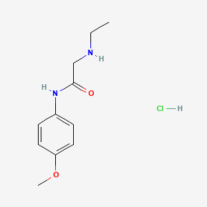 2-(ethylamino)-N-(4-methoxyphenyl)acetamide hydrochloride