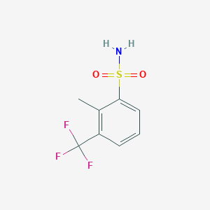 molecular formula C8H8F3NO2S B1524126 2-甲基-3-(三氟甲基)苯磺酰胺 CAS No. 1208074-79-6