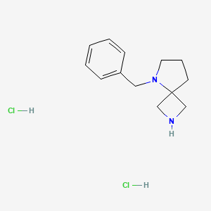 molecular formula C13H20Cl2N2 B1524128 5-苄基-2,5-二氮杂螺[3.4]辛烷二盐酸盐 CAS No. 1159822-76-0