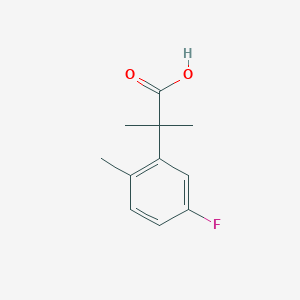 2-(5-Fluoro-2-methylphenyl)-2-methylpropanoic acid