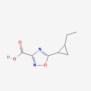 5-(2-Ethylcyclopropyl)-1,2,4-oxadiazole-3-carboxylic acid