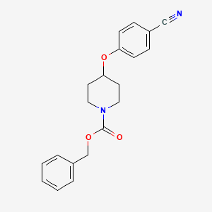 Benzyl 4-(4-cyanophenoxy)piperidine-1-carboxylate