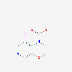 tert-Butyl 8-iodo-2,3-dihydro-1H-pyrido[3,4-b][1,4]oxazine-1-carboxylate