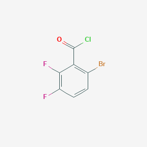 molecular formula C7H2BrClF2O B1524134 6-Bromo-2,3-difluorobenzoyl chloride CAS No. 1263376-72-2