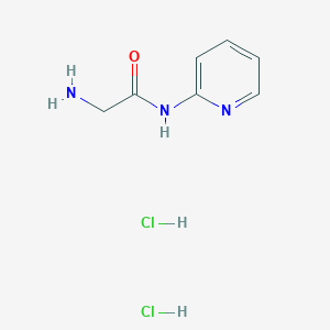 molecular formula C7H11Cl2N3O B1524137 2-氨基-N-(吡啶-2-基)乙酰胺二盐酸盐 CAS No. 21050-97-5