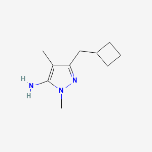 3-(cyclobutylmethyl)-1,4-dimethyl-1H-pyrazol-5-amine