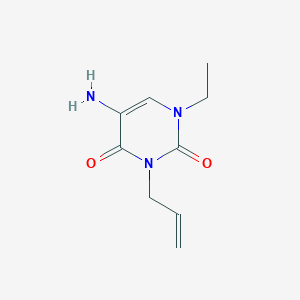 5-Amino-1-ethyl-3-(prop-2-EN-1-YL)-1,2,3,4-tetrahydropyrimidine-2,4-dione