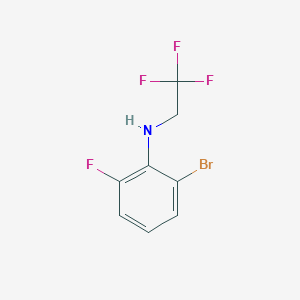 2-bromo-6-fluoro-N-(2,2,2-trifluoroethyl)aniline