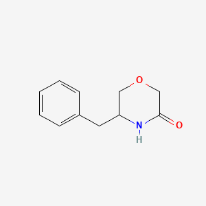 molecular formula C11H13NO2 B1524147 5-苄基吗啉-3-酮 CAS No. 7684-29-9