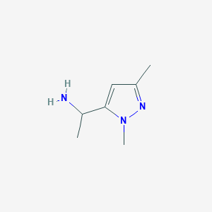 1-(1,3-Dimethyl-1H-pyrazol-5-yl)ethan-1-amine