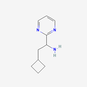 2-Cyclobutyl-1-(pyrimidin-2-yl)ethan-1-amine