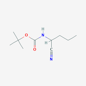 tert-Butyl (1-cyanobutyl)carbamate