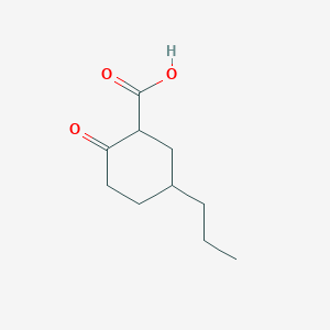 2-Oxo-5-propylcyclohexane-1-carboxylic acid