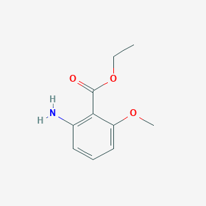 molecular formula C10H13NO3 B15241599 Ethyl 2-amino-6-methoxybenzoate 