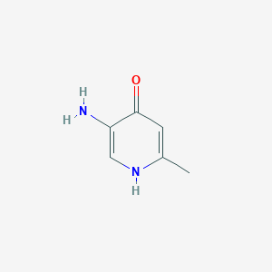 molecular formula C6H8N2O B15241603 5-Amino-2-methylpyridin-4-ol 