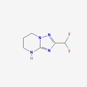 2-(Difluoromethyl)-4H,5H,6H,7H-[1,2,4]triazolo[1,5-a]pyrimidine