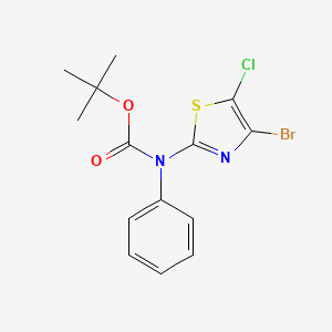 tert-Butyl (4-bromo-5-chlorothiazol-2-yl)(phenyl)carbamate