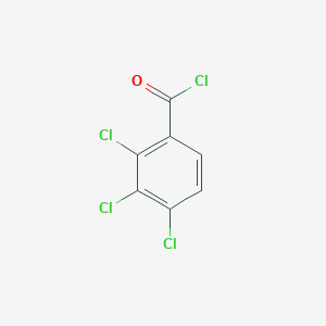 molecular formula C7H2Cl4O B15241646 2,3,4-Trichlorobenzoyl chloride CAS No. 6660-54-4