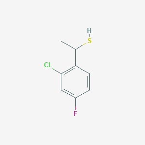 1-(2-Chloro-4-fluorophenyl)ethane-1-thiol