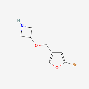 3-[(5-Bromofuran-3-yl)methoxy]azetidine