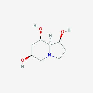 molecular formula C8H15NO3 B152417 7-脱氧卡斯塔诺精胺 CAS No. 129724-72-7