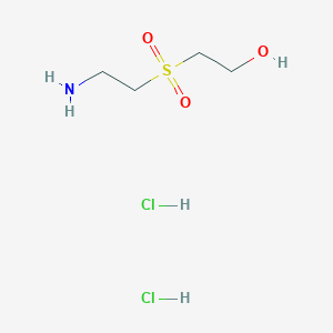 molecular formula C4H13Cl2NO3S B1524171 2-(氨基乙基磺酰基)乙醇二盐酸盐 CAS No. 24304-83-4