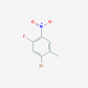 molecular formula C7H5BrFNO2 B1524174 1-溴-5-氟-2-甲基-4-硝基苯 CAS No. 64695-96-1