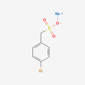 molecular formula C7H6BrNaO3S B1524175 Sodium 4-bromophenylmethanesulfonate CAS No. 64755-47-1